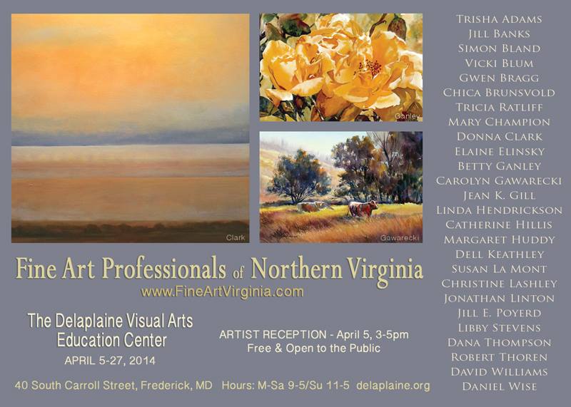 Flyer for Fine Art Professionals of Northern Virginia
