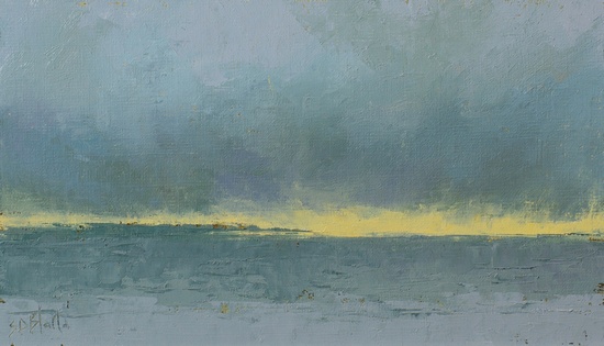 Dancing With the Light. 6x10, oil on linen panel. 2016