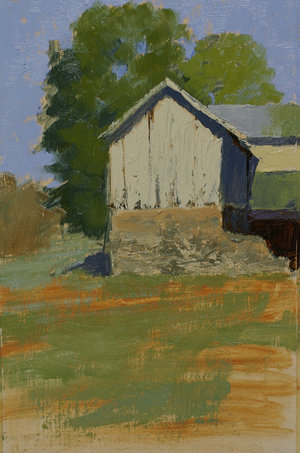 Oakland Green Farm (plein air)